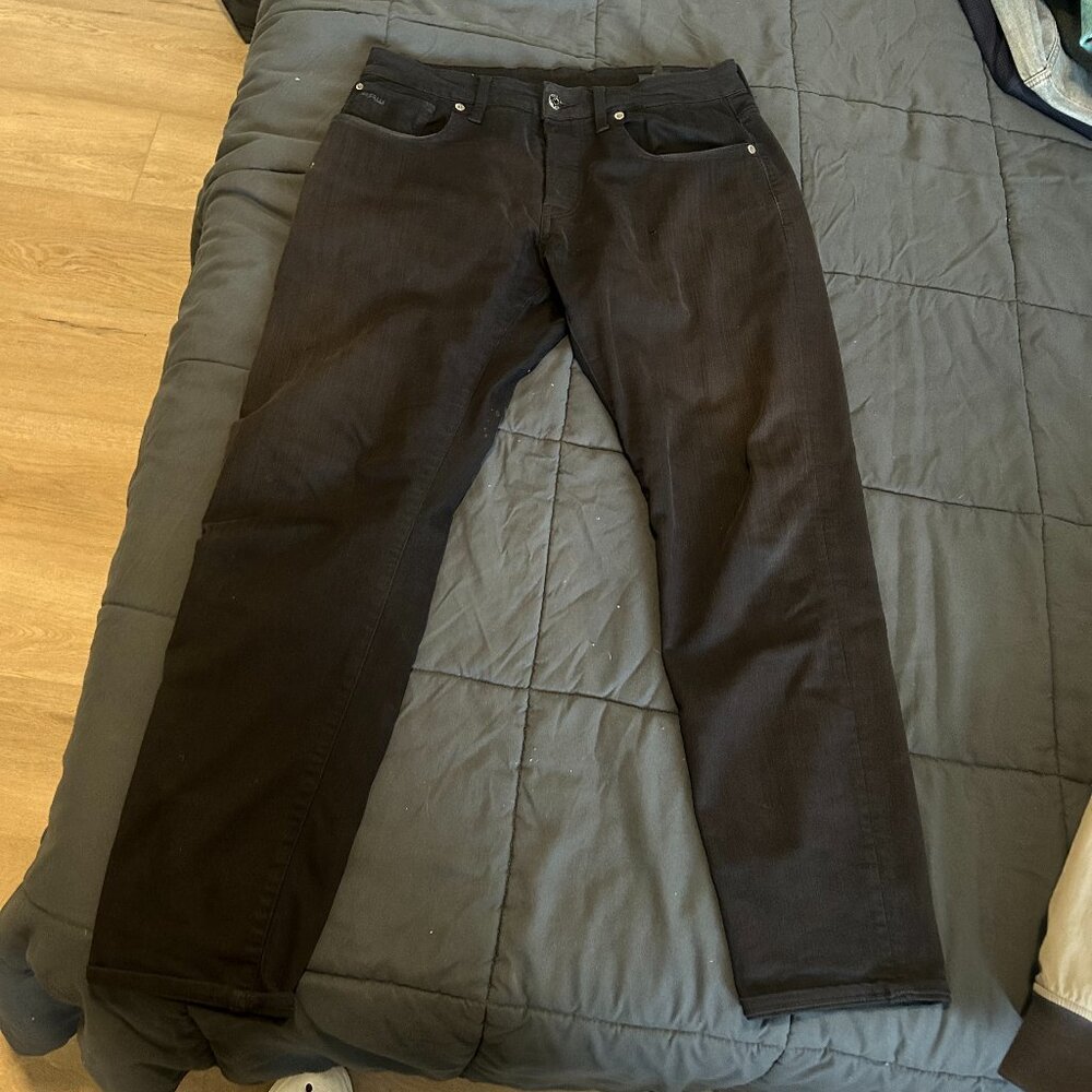 G star raw 3301 Slim black jeans 31W30L